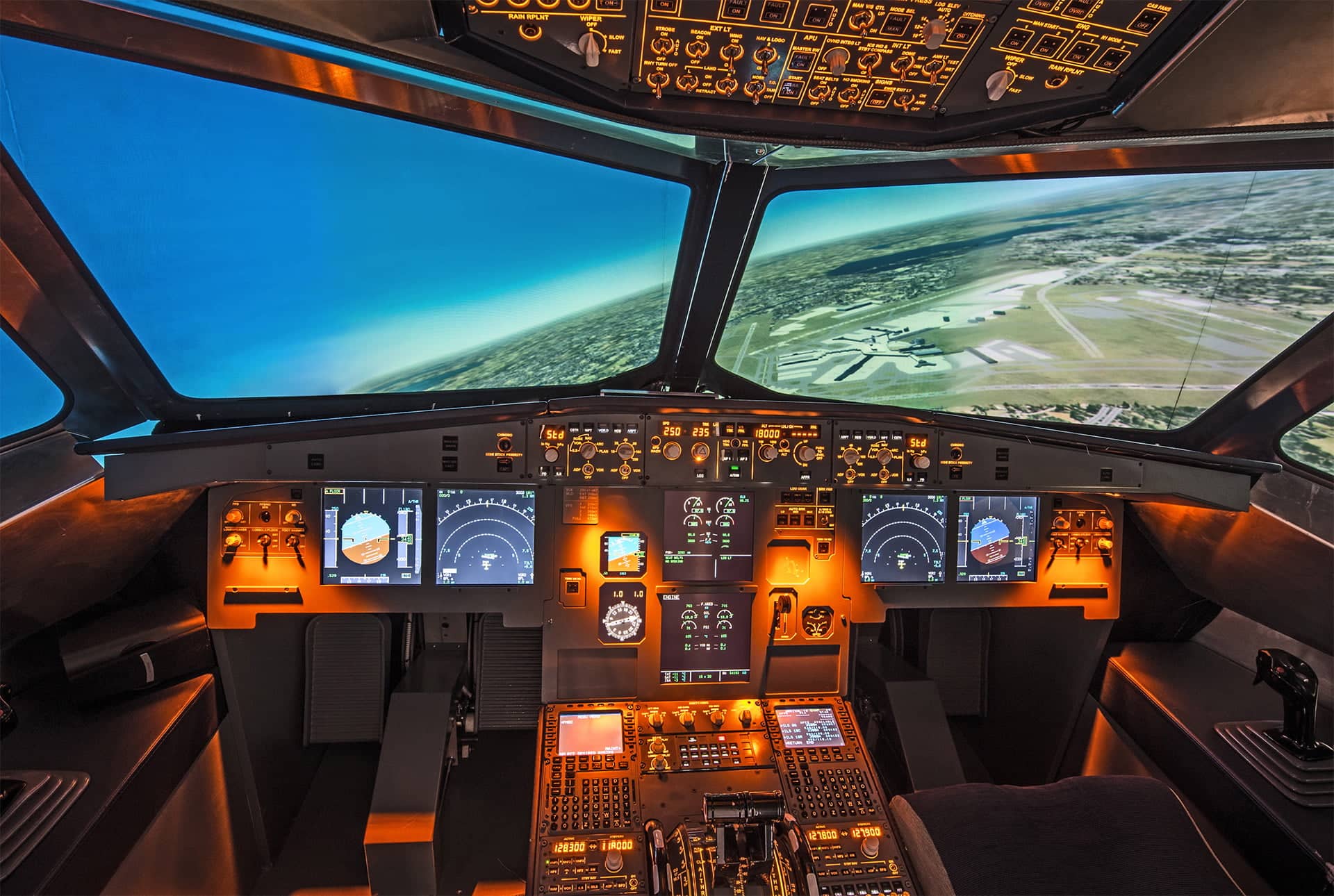 Simulator vliegen A320 recreatief